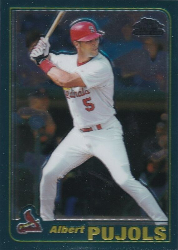 Albert Pujols 2001 Topps Chrome Traded #T247 Base Rookie BGS 6.5