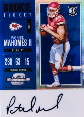 2017 Contenders Optic #103 Rookie Ticket Auto - Blue /25