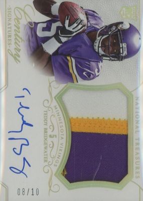 2014 National Treasures #276 Rookie Patch Auto - Gold /10