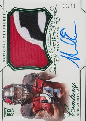 2014 National Treasures #303 Rookie Patch Auto - Numbers (/13)