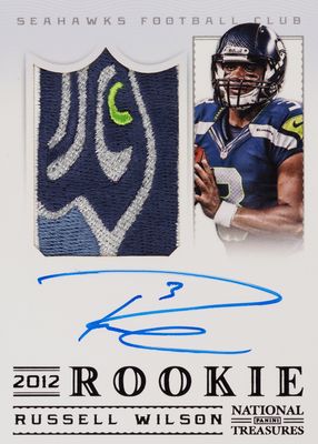 2012 National Treasures #325 Rookie Patch Auto - Black /25