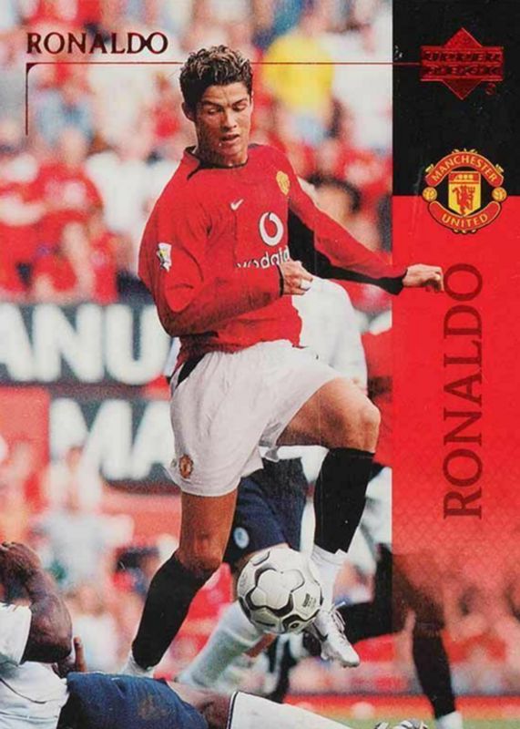 Cristiano Ronaldo 2003 Upper Deck Manchester United #13 Base Rookie PSA 9