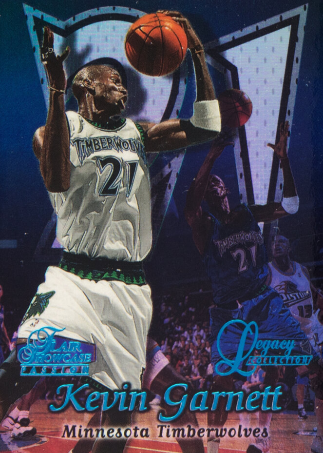 【NBA】98-99 Flair showcase Kevin Garnett Kevin Garnett 1998 Flair Showcase #4 Row 2 - Legacy