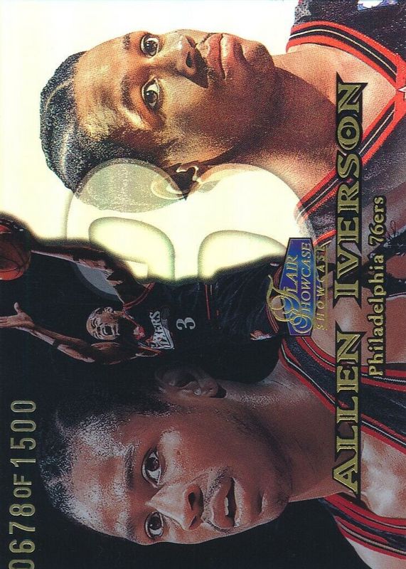 Allen Iverson 1998 Flair Showcase #6 Row 1 /1500 PSA 10