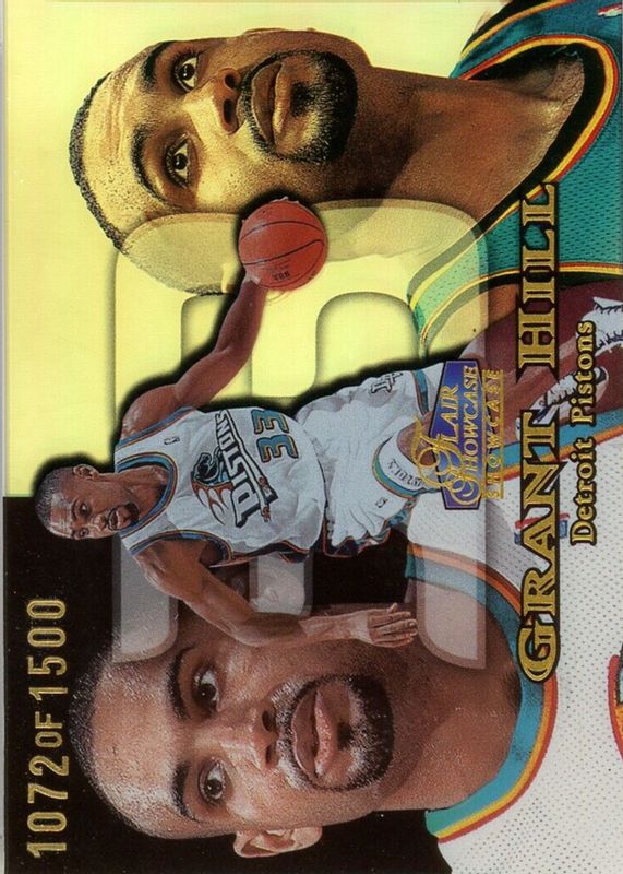 Grant Hill 1998 Flair Showcase #5 Row 1 /1500 BGS 9.5