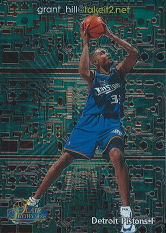 Grant Hill 1998 Flair Showcase #4TN takeit2.net /1000 SGC 10