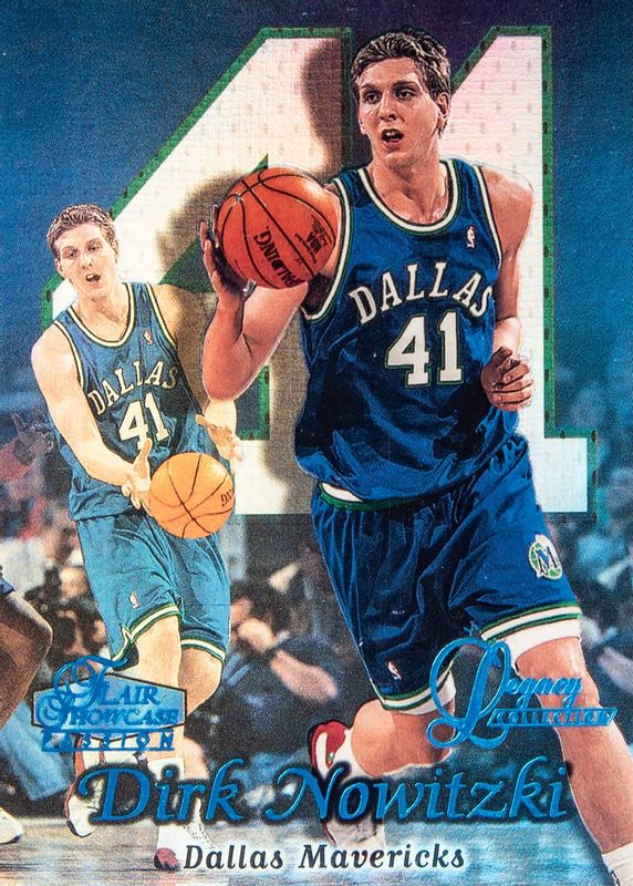 Dirk Nowitzki 1998 Flair Showcase #16 Row 2 - Legacy Collection /99 Rookie SGC 10