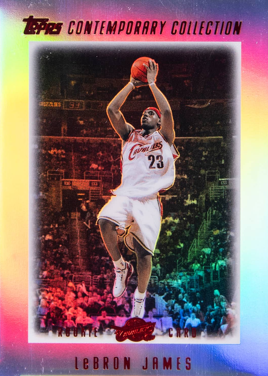 その他 topps contemporary Lebron James RC LeBron James 2003 Topps Contemporary Collection #1 Red /225
