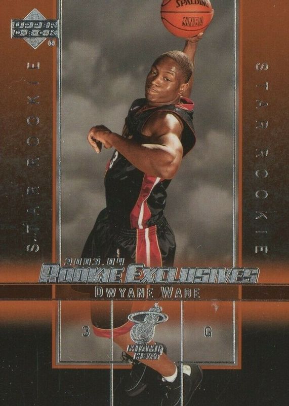 Dwyane Wade 2003 Upper Deck Rookie Exclusives #5 Base Rookie BGS 9.5