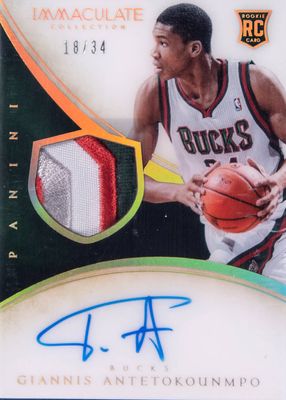 2013 Immaculate #131 Rookie Patch Auto - Jersey Number (/34)