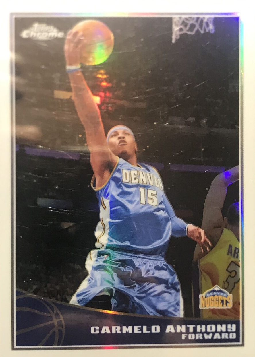 Carmelo Anthony 2009 Topps #25 Chrome - Refractor /500 Price Guide