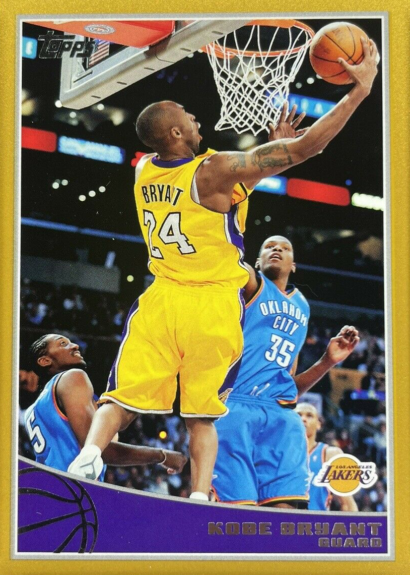 2009-10 Topps Chrome Gold Refractor #44 Kobe Bryant (#12/50) - CGC