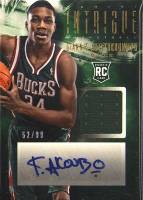 2013 Intrigue #4 Rookie Autographed Memorabilia /99