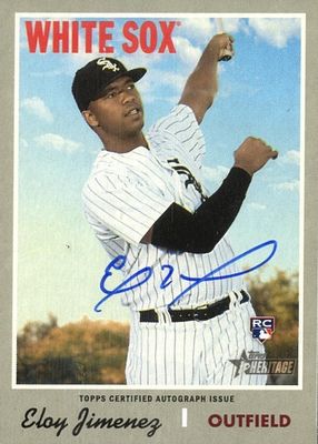 2019 Topps Heritage High Number #ROA-EJ Real One Autographs (Swinging Bat)