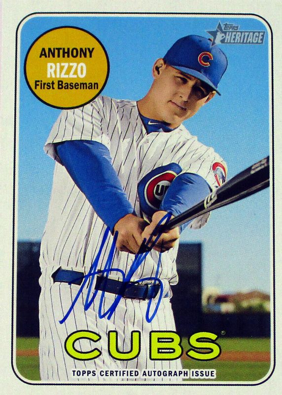 2018 Topps Heritage High Number #ROA-AR Real One Autographs (With Bat)