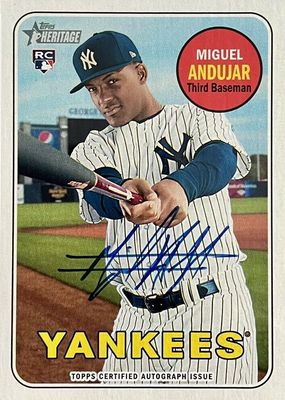 2018 Topps Heritage High Number #ROA-MA Real One Autographs