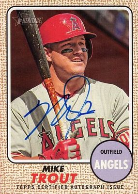 2017 Topps Heritage High Number #ROA-MT Real One Autographs (Wearing Helmet)