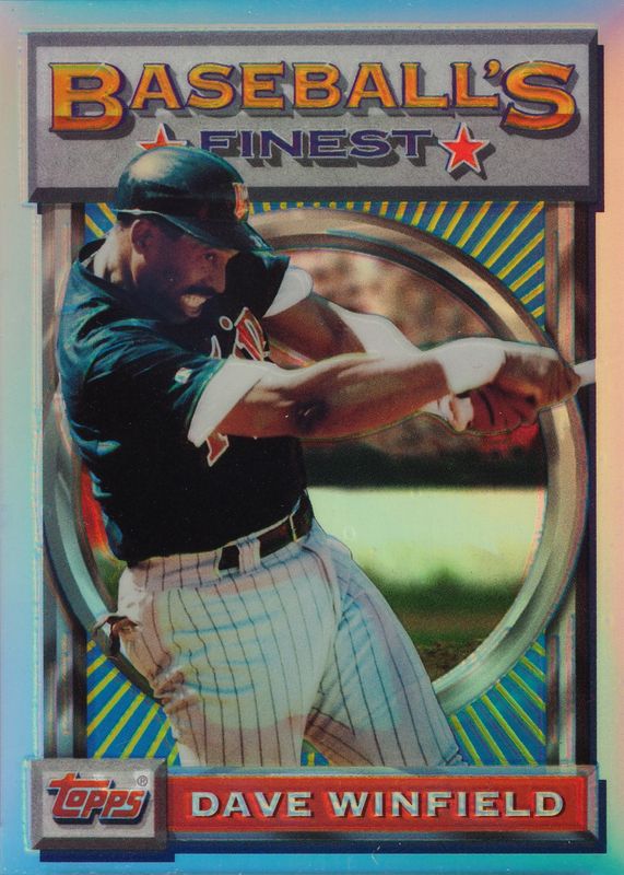 Dave Winfield 1993 Topps Finest #162 Refractor PSA 10