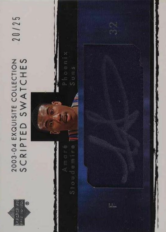 Amare Stoudemire Scripted Swatches #SS-AS front scan.