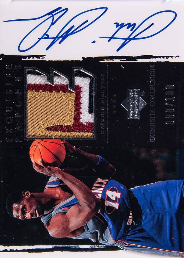 Antonio McDyess Patches Autograph #AP-AM front scan.