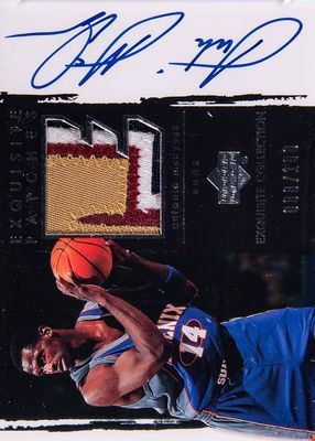 2003 Upper Deck Exquisite Collection #AP-AM Patches Autographs /100