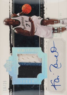 2003 Upper Deck Exquisite Collection #NN-KG Noble Nameplates Patch Autographs /25