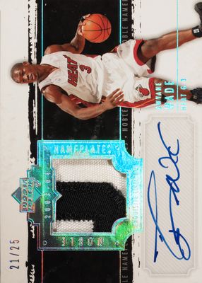 2003 Upper Deck Exquisite Collection #NN-DY Noble Nameplates Patch Autographs /25