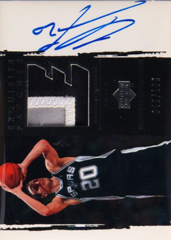2003 Upper Deck Exquisite Collection #AP-EG Patches Autographs /100