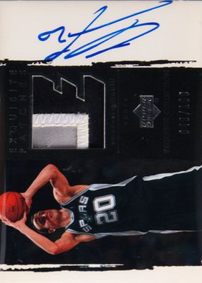 2003 Upper Deck Exquisite Collection #AP-EG Patches Autographs /100