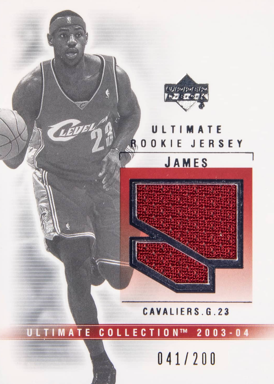 LeBron James 2003 Upper Deck Ultimate Collection #LJ-J Ultimate 