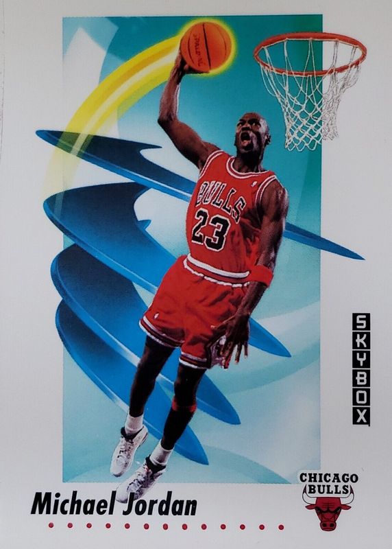 Michael Jordan 1991 SkyBox #39 Base PSA 9