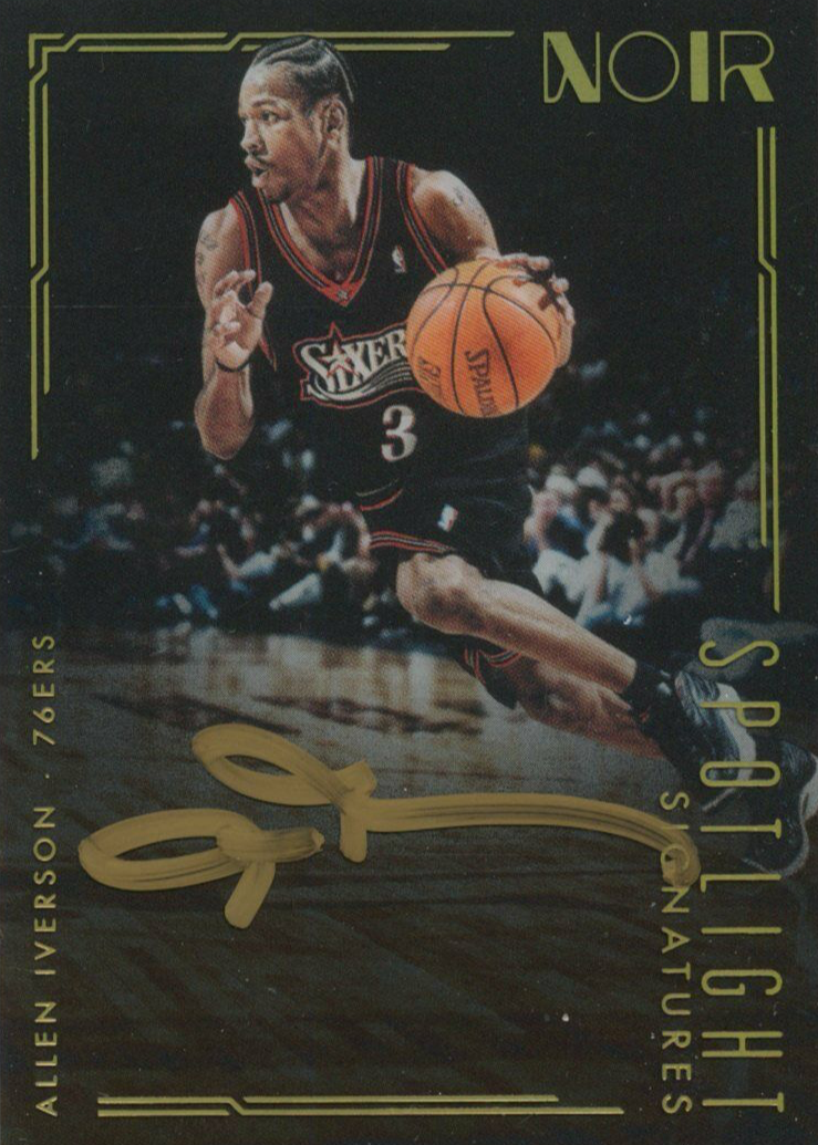 Allen Iverson 2017 Noir Spotlight Signatures /125 Price
