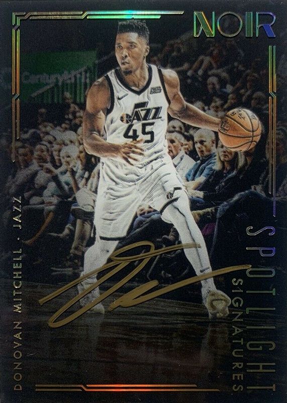 Donovan Mitchell 2017 Noir Spotlight Signatures /125 Rookie RAW