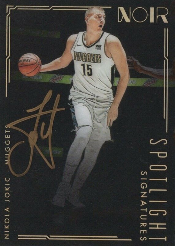 Nikola Jokic 2017 Noir Spotlight Signatures /125 RAW