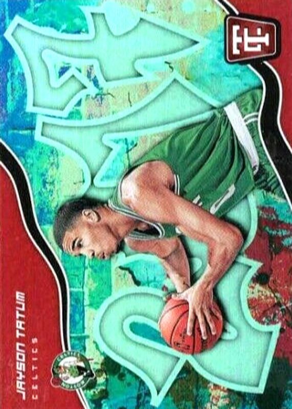 Jayson Tatum 2017 Totally Certified #3 2017 Graffiti Rookie BGS 9