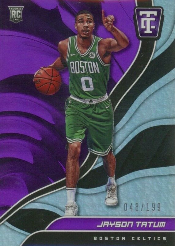 Jayson Tatum 2017 Totally Certified #103 Purple (Rookie) /199 Rookie RAW