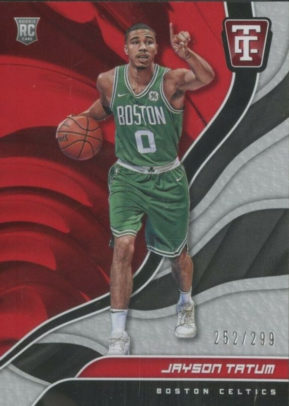 Jayson Tatum 2017 Totally Certified #103 Base Rookie /299 Rookie PSA 10