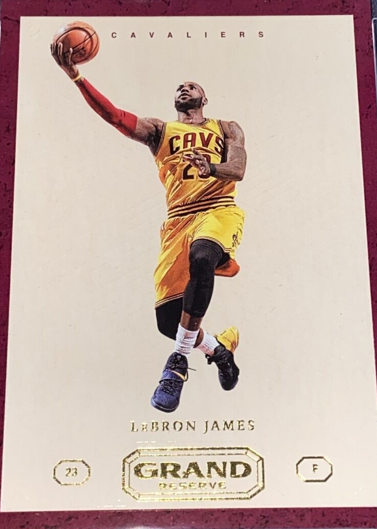 LeBron James 2016 Grand Reserve #9 Vintage Price Guide - Sports