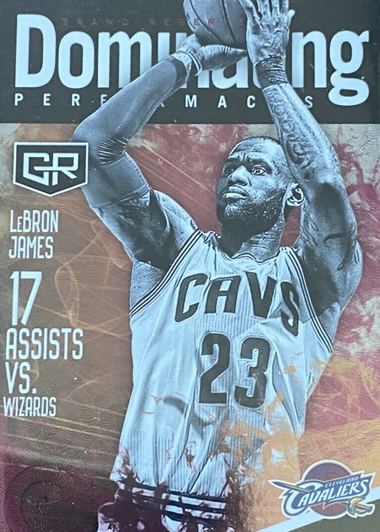 LeBron James 2016 Grand Reserve #15 Dominating Performances Price
