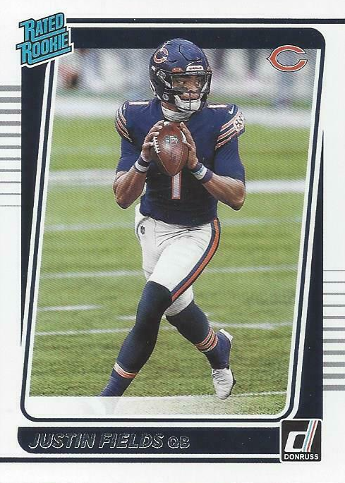 Justin Fields 2021 Donruss #253 Base Price Guide - Sports