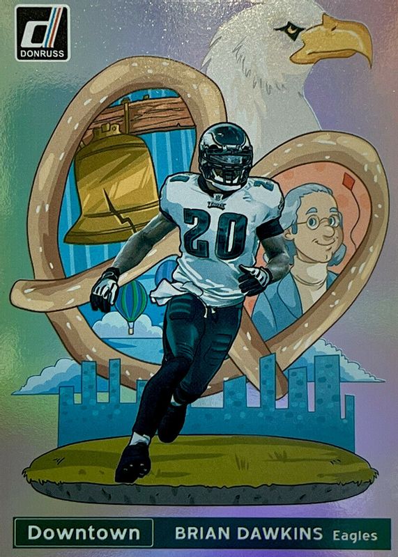 Brian Dawkins 2021 Donruss DT7 Downtown /(SSP) Price Guide Sports