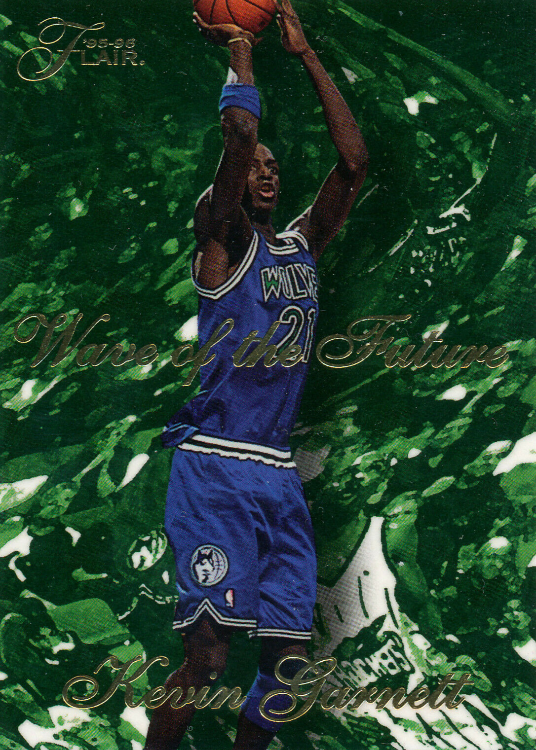 Kevin Garnett 1995 Flair #3 Wave of the Future Price Guide