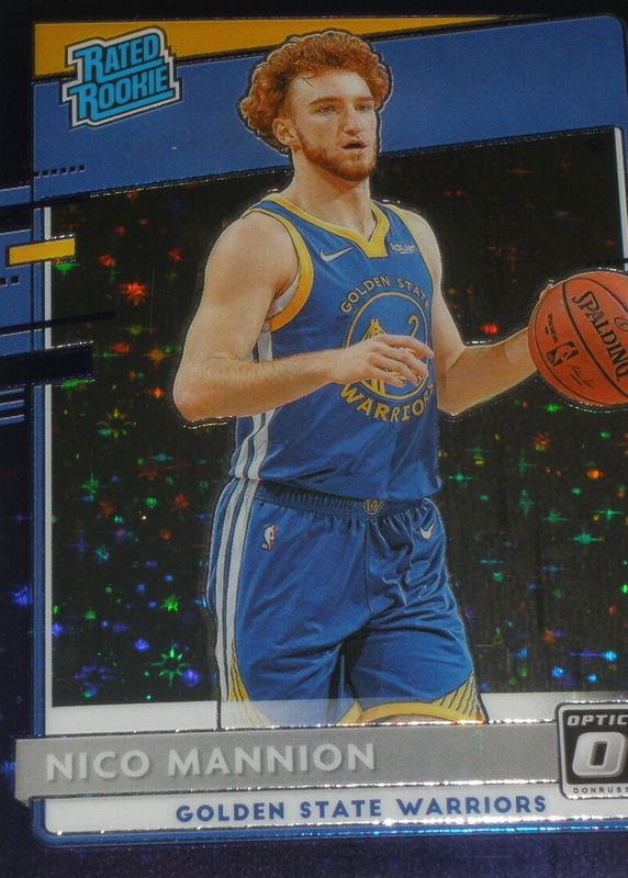 Nico Mannion 2020 Optic #190 FOTL Purple Stars /13 Rookie RAW