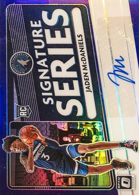 【激レア期間限定出品・1/1 RC auto】Jaden Mcdaniels Jaden McDaniels 2020 National Treasures #143 Rookie Patch