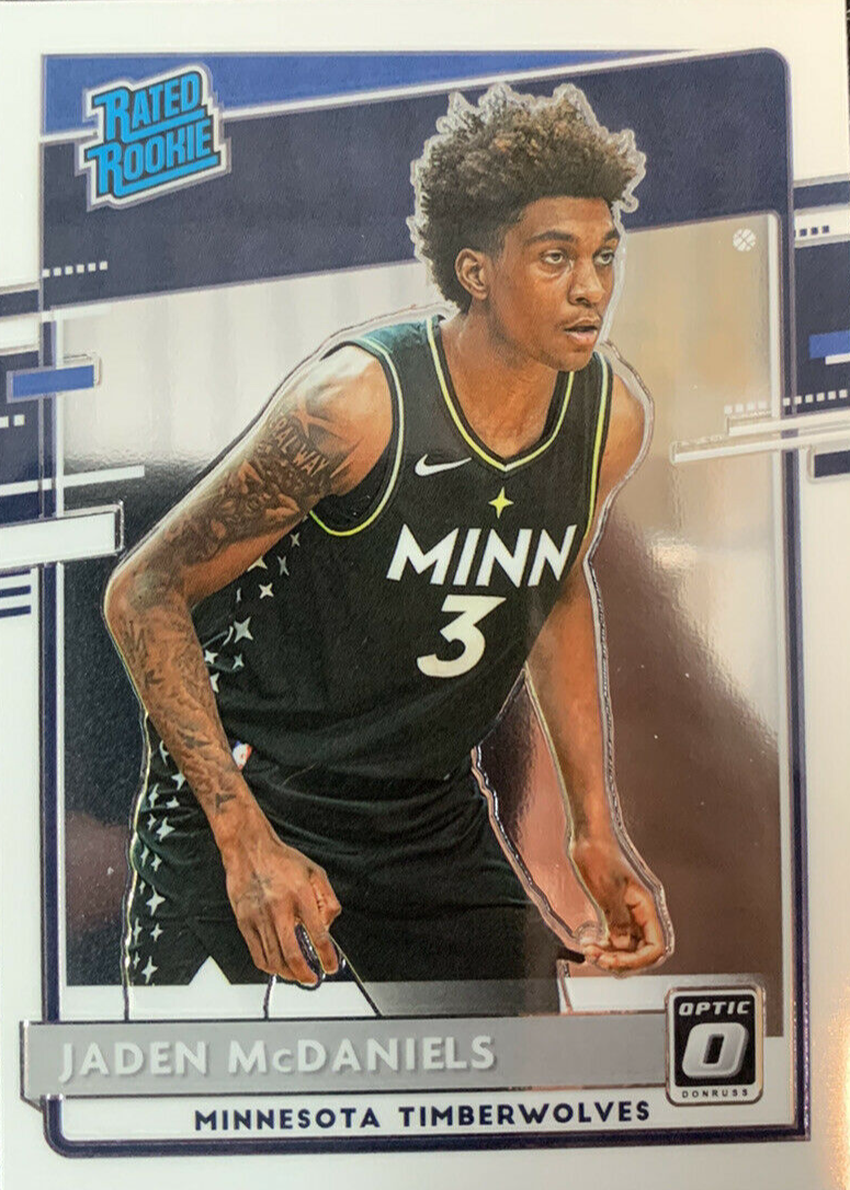 Jaden McDaniels 2020 Optic #178 Base Price Guide - Sports Card