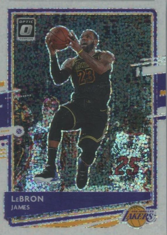 LeBron James 2020 Optic #13 White Sparkle /(SSP) PSA 10