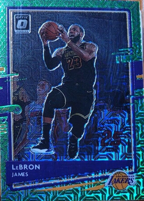 LeBron James 2020 Optic #13 Choice Dragon /(SSP) BGS 9.5