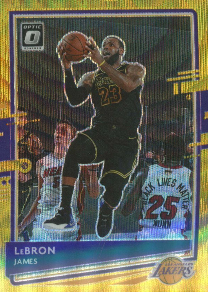 LeBron James 2020 Optic #13 Gold Wave Price Guide - Sports