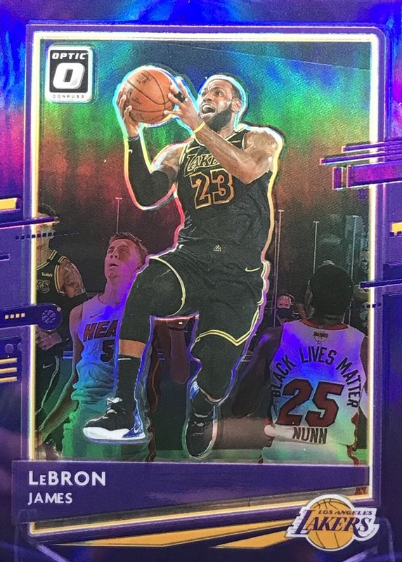 LeBron James 2020 Optic #13 Purple PSA 10