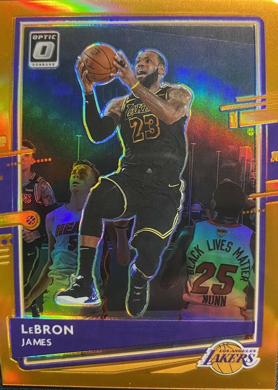 LeBron James 2020 Optic #13 Orange /199 BGS 9.5